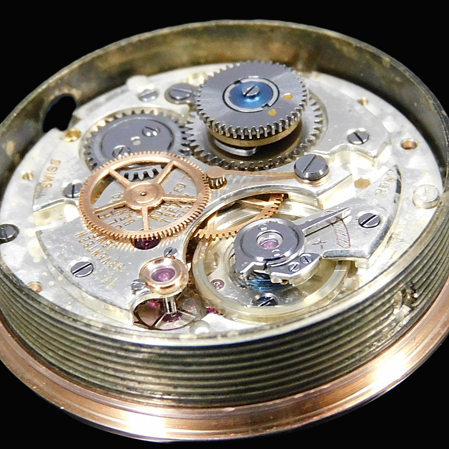 激希少14金無垢☆純正エクスプローラダイアル★ロレックス オイスター バブルバック Ref.3131★Cal.620☆1945年頃製造のサムネイル