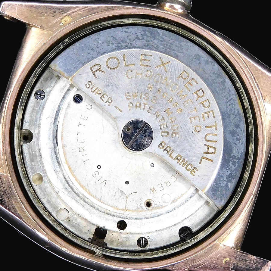 激希少14金無垢☆純正エクスプローラダイアル★ロレックス オイスター バブルバック Ref.3131★Cal.620☆1945年頃製造のサムネイル