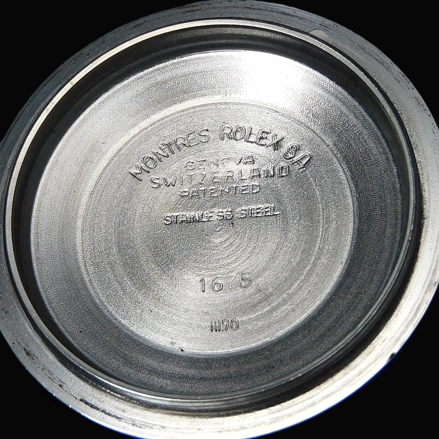 激希少☆14金無垢ブラウンフジツボ1970年製造★ロレックス GMTマスターRef.1675/3★Cal.1575☆3連巻きコンビ7836/3のサムネイル