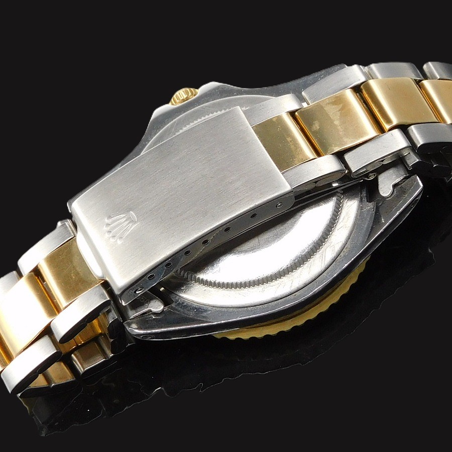 激希少☆14金無垢ブラウンフジツボ1970年製造★ロレックス GMTマスターRef.1675/3★Cal.1575☆3連巻きコンビ7836/3のサムネイル