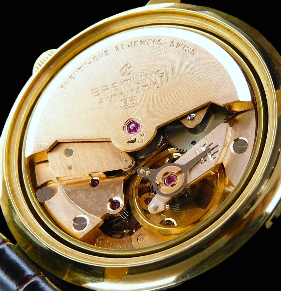 伝説世界初両方向巻き上げ18金無垢35mmワイドボディー★ブライトリング BIDYNATOR/ビディネーターRef.2905★Cal.25(1560フェルサ)のサムネイル