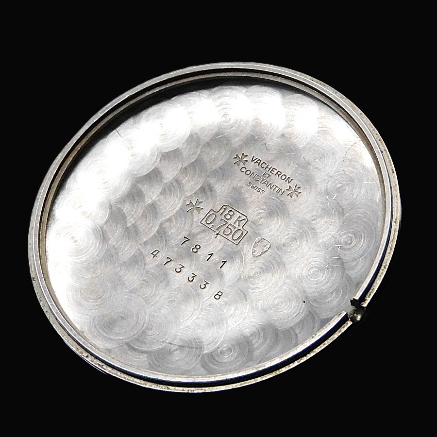 激希少2針名機1014キャリバー5姿勢差調整機★ヴァシュロンコンスタンタン Ref.7811★18金無垢ホワイトゴールド ラウンドスリムのサムネイル