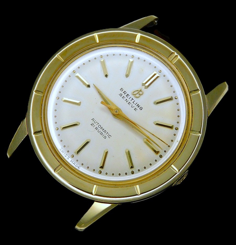 伝説世界初両方向巻き上げ18金無垢35mmワイドボディー★ブライトリング BIDYNATOR/ビディネーターRef.2905★Cal.25(1560フェルサ)のサムネイル