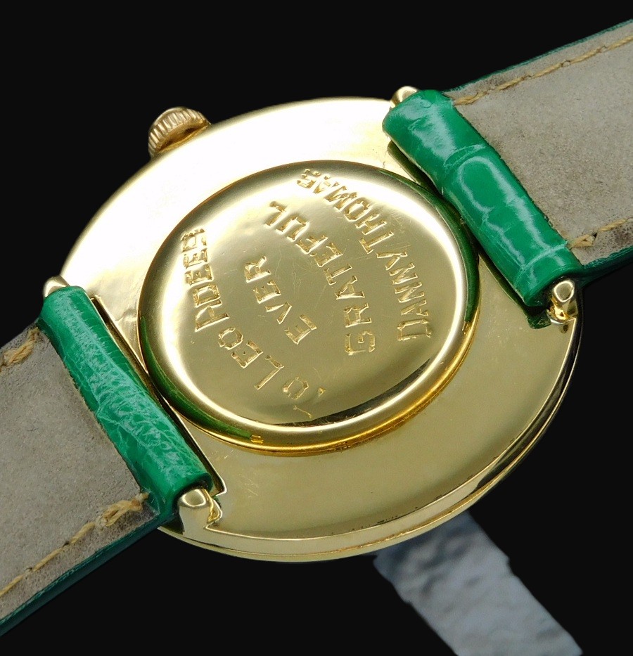 幻の逸品18金無垢ディスク35mmワイドボディーフーデッド★ヴァシュロン・コンスタンタン★光沢グロスブラック☆緩急針高級仕上げCal.466/3Bのサムネイル