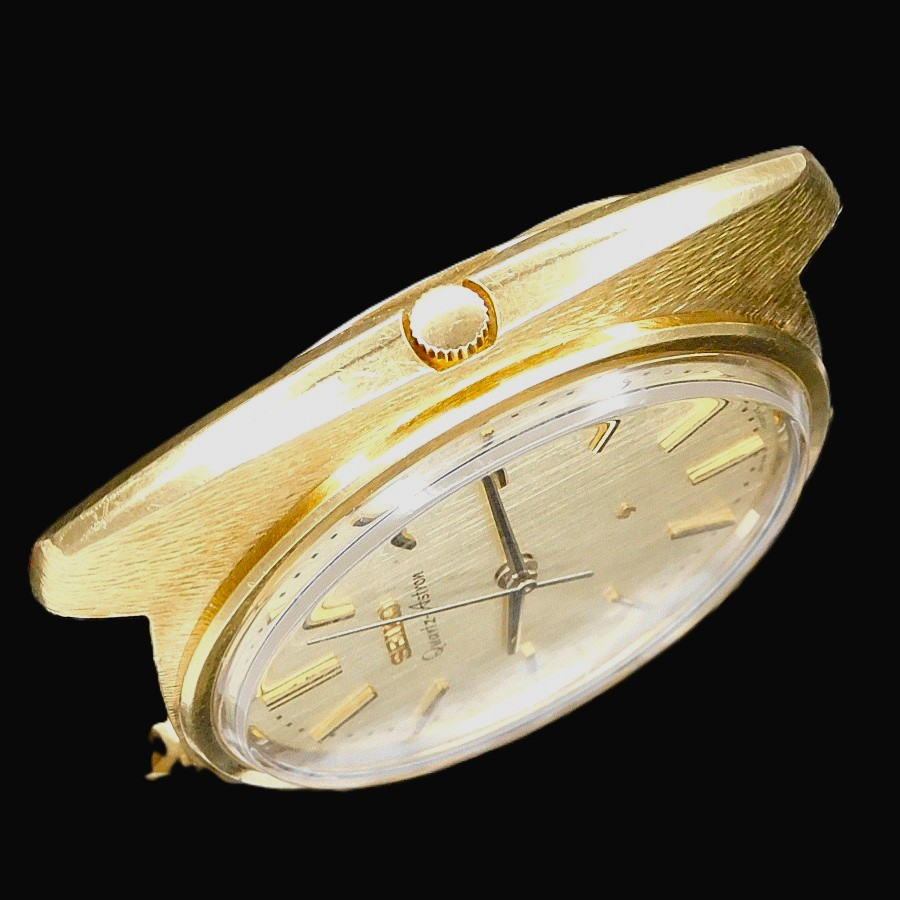 激激希少18金無垢総重量84世界初クオーツモデル1969年★セイコー アストロン Ref.35.9000 諏訪精工舎製★Cal.35A完全稼働OH済みのサムネイル