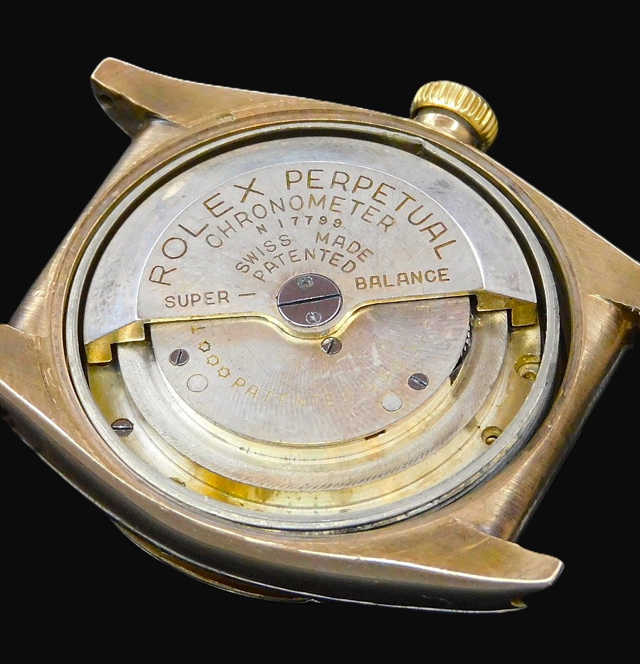 激激希少1944年上位将校仕様US軍用14金無垢★ロレックス バブルバック Ref.3130★立体紋章ラジウムインデックス☆Cal.630のサムネイル