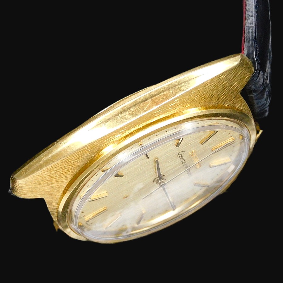 激激希少18金無垢総重量84世界初クオーツモデル1969年★セイコー アストロン Ref.35.9000 諏訪精工舎製★Cal.35A完全稼働OH済みのサムネイル