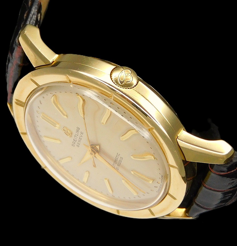 伝説世界初両方向巻き上げ18金無垢35mmワイドボディー★ブライトリング BIDYNATOR/ビディネーターRef.2905★Cal.25(1560フェルサ)のサムネイル