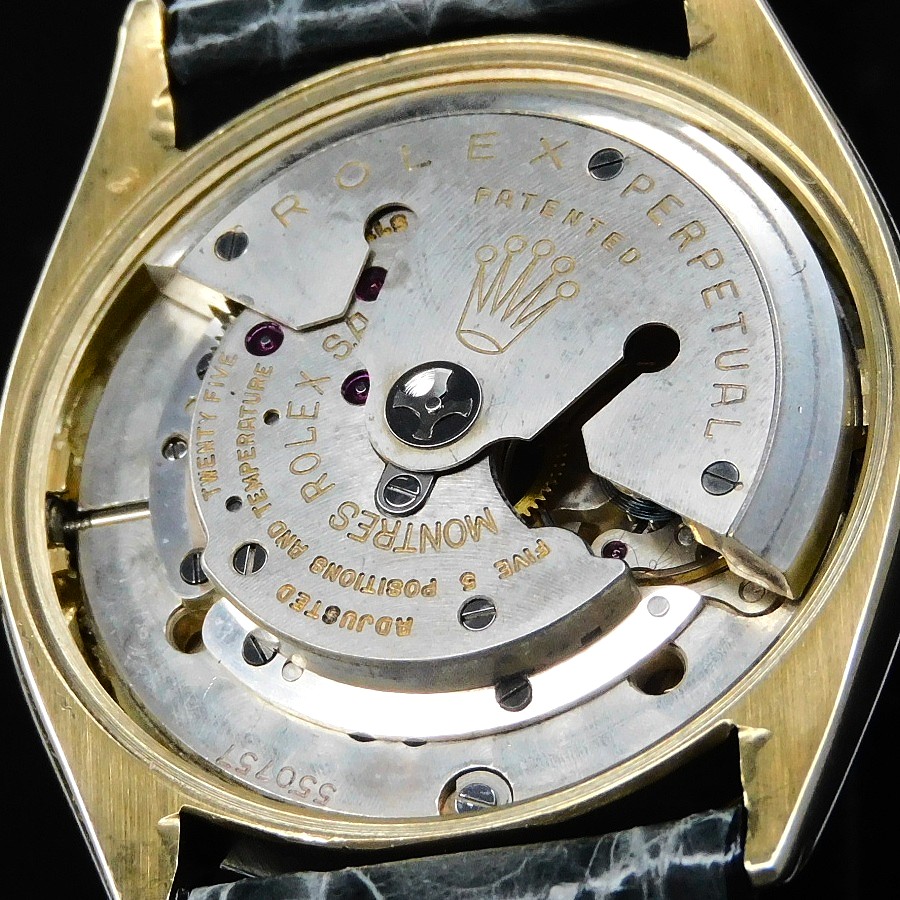 激激希少1955年製造14金無垢シャンパンコールド★ロレックス オイスターパーペチュアル Ref.6564★1030キャリバーのサムネイル