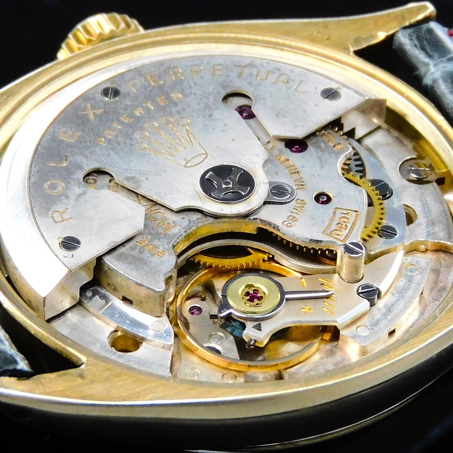 激激希少1955年製造14金無垢シャンパンコールド★ロレックス オイスターパーペチュアル Ref.6564★1030キャリバーのサムネイル