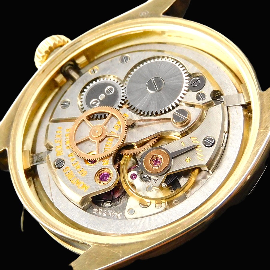 激激希少CENTURYCLUBインデックス文字盤14金無垢★ロレックス オイスターパーペチュアル イートンEATON Ref.6422★1955年製造Cal.1021のサムネイル