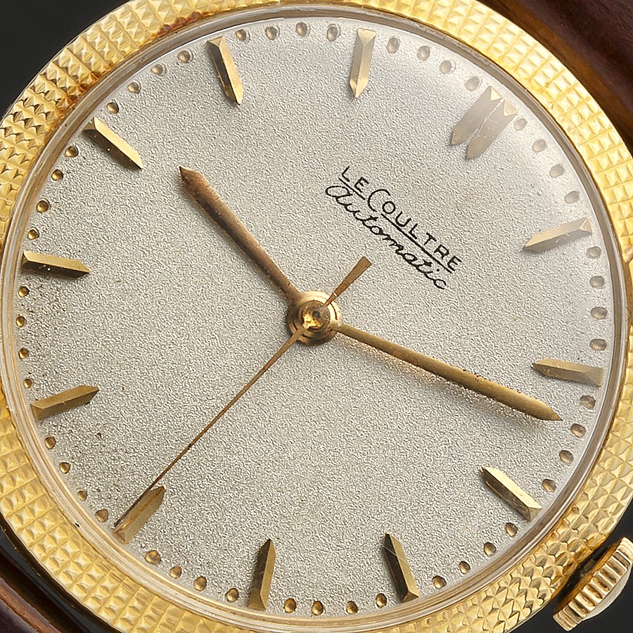 美への拘り☆18金無垢クールドパリ彫金&コンベックスラグ★ルクルト オートマティック Ref.37031★名機Cal.493自動巻チラネジ18000のサムネイル