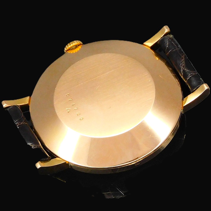 極上美品1940年伝説キャリバー450の軌跡18k★ジャガールクルト 35mmオーバー★18金無垢ローズゴールド☆3.6.9 &ドット ローズゴールドのサムネイル