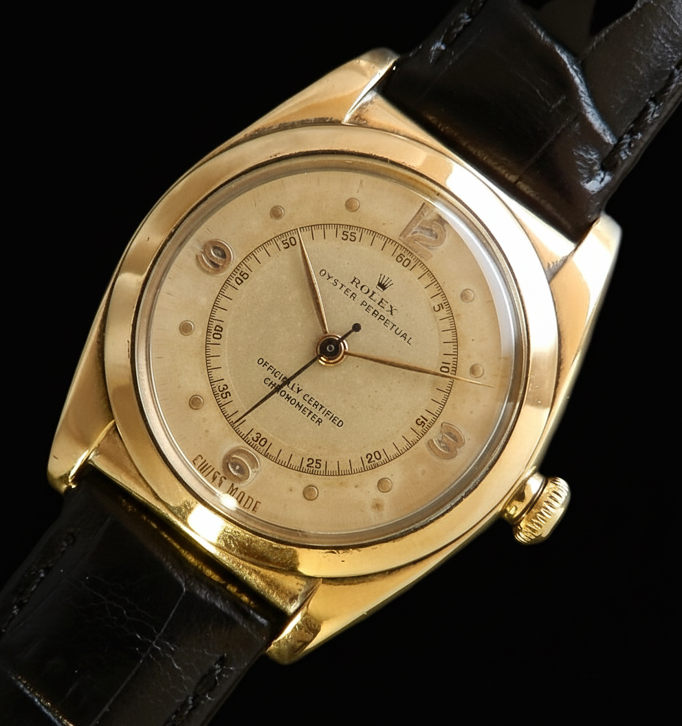 幻インバース アワー&ミニッツマーカーズ★ロレックス バブルバック Ref.3131/Cal.630NA★9金無垢 /rolex bubbleback Ref.3131 9k solid gold inversa hour & minutes makersのサムネイル