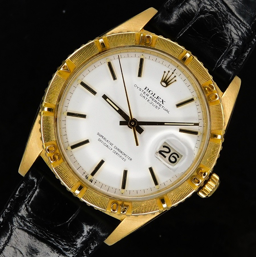 ROLEX DATEJUST Ref.1625 Thunderbird Turn-0-Graph 18K Solid Gold ロレックス デイトジャスト サンダーバード Ref.1625 18金無垢のサムネイル