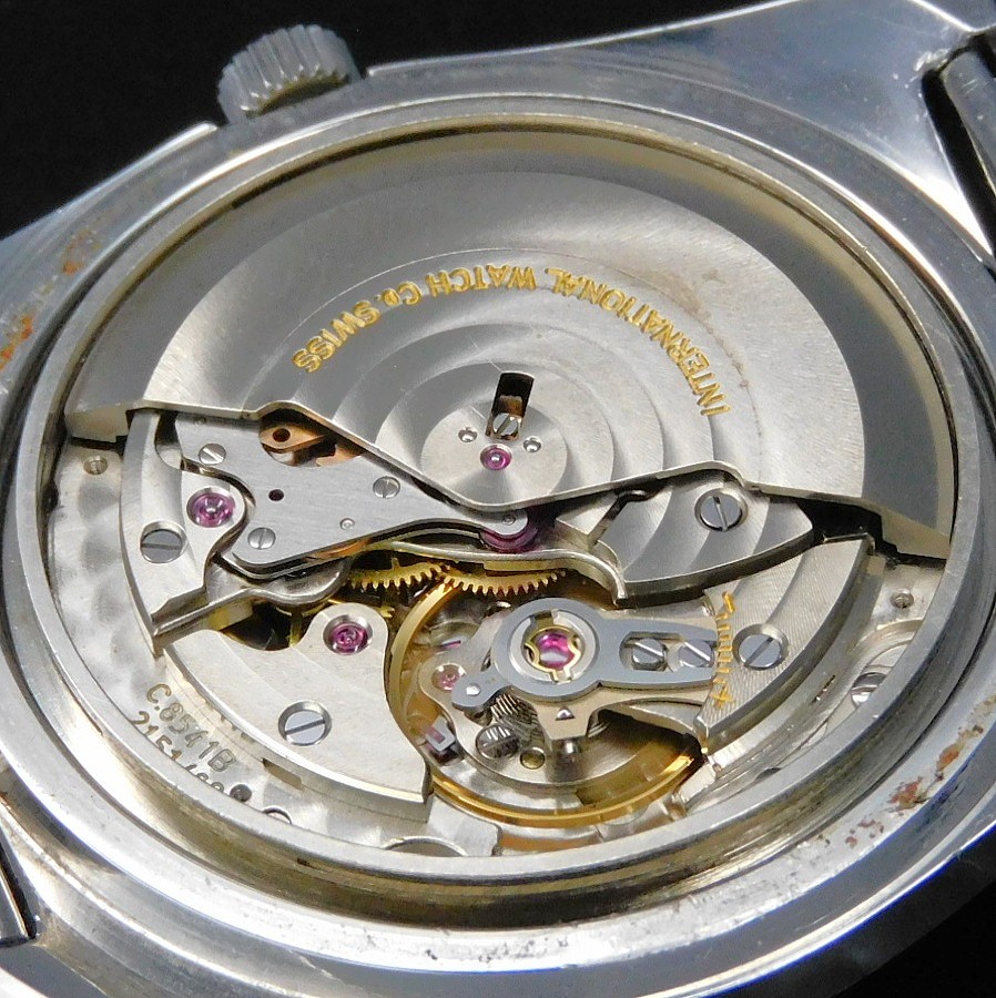 極上美品1974年頃デッドストック級37mmオーバーbigケース★IWC オールドインター Ref.1833★純正メッシュブレスレット☆最終自動巻き8541Bのサムネイル