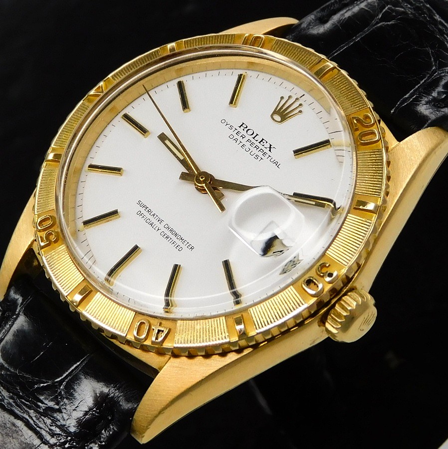 ROLEX DATEJUST Ref.1625 Thunderbird Turn-0-Graph 18K Solid Gold ロレックス デイトジャスト サンダーバード Ref.1625 18金無垢のサムネイル