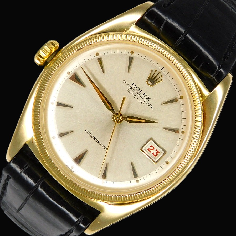 Rolex Datejust Third Model Ref.6105 “LEFTY” 18k Solid gold Cal.745