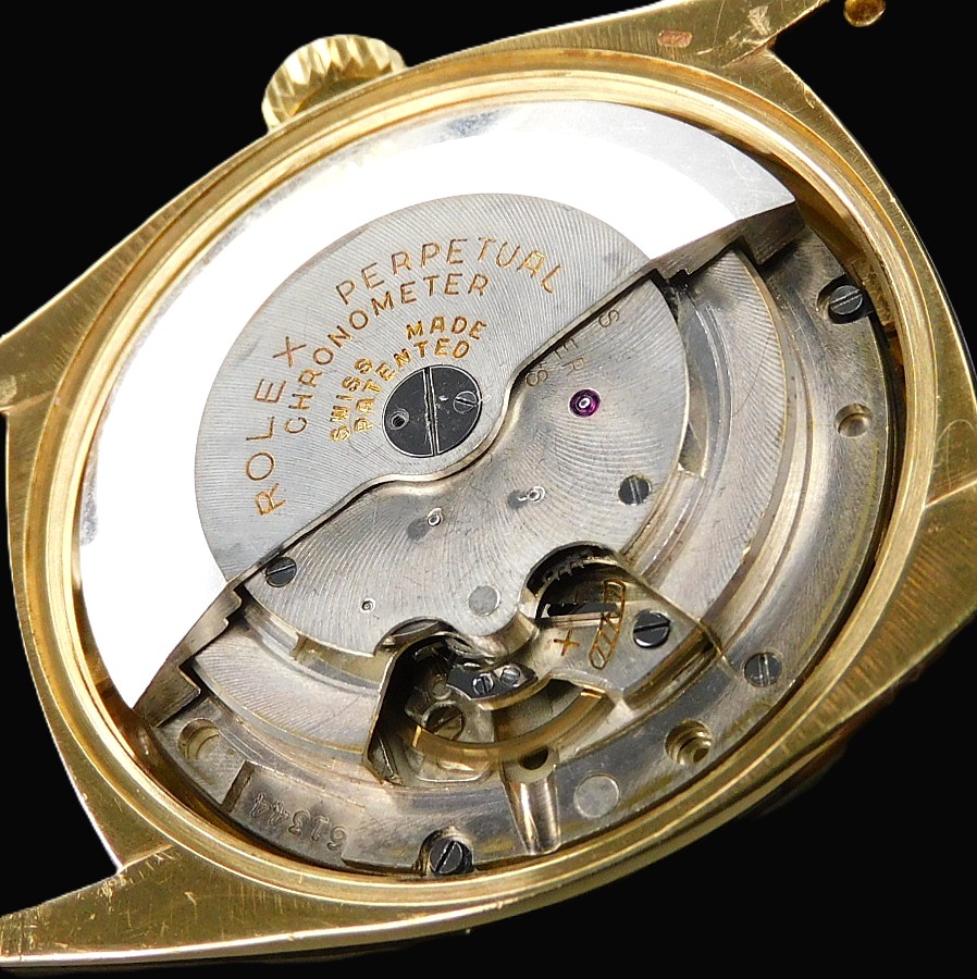 Rolex Datejust Third Model Ref.6105 “LEFTY” 18k Solid gold Cal.745 Chronometre Single Letter / デイトジャスト 6105 サードモデル レフティー 左竜頭 18金無垢のサムネイル