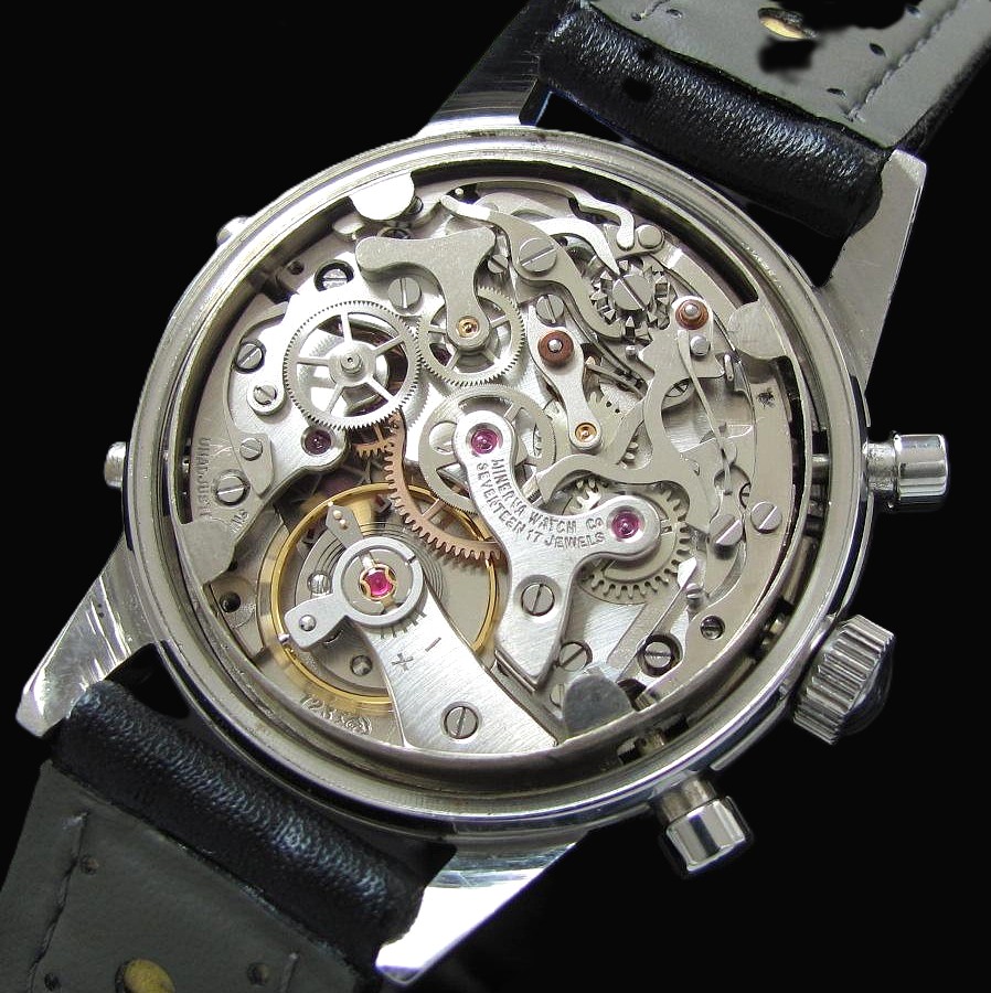 MINERVA Chronograph & Triple Calendar ref.VF712 Cal.723 / ミネルバ クロノグラフ & トリプルカレンダー 極上品のサムネイル