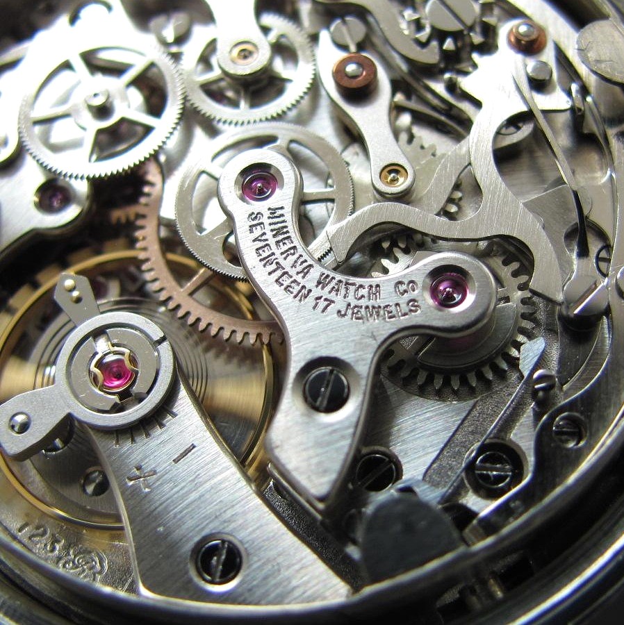 MINERVA Chronograph & Triple Calendar ref.VF712 Cal.723 / ミネルバ クロノグラフ & トリプルカレンダー 極上品のサムネイル