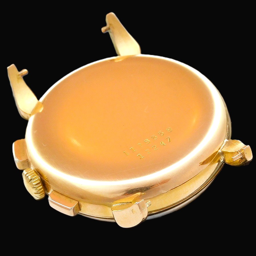 UNIVERSAL GENEVE 18K Solid Red Gold ” COMPAX” Big Horn Lug Ref.12247 Ca.283 ユニバーサルジュネーブ コンパックス Ref.12247 Cal.283 12時間積算計クロノグラフCal.283のサムネイル