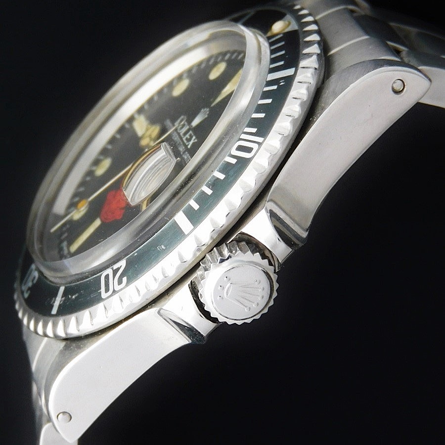ROLEX OYSTER PERPETUAL DATE SUBMARINER Ref.1680 The national emblem of Thailand “RED GARUDA” Submriner Date 幻の逸品ロレックスOH完了品保証期間中☆タイ国章レッドガルダ★ロレックス サブマリーナ デイト Ref.1680/0★純正箱.ロレックス保証カードのサムネイル
