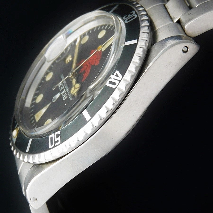 ROLEX OYSTER PERPETUAL DATE SUBMARINER Ref.1680 The national emblem of Thailand “RED GARUDA” Submriner Date 幻の逸品ロレックスOH完了品保証期間中☆タイ国章レッドガルダ★ロレックス サブマリーナ デイト Ref.1680/0★純正箱.ロレックス保証カードのサムネイル