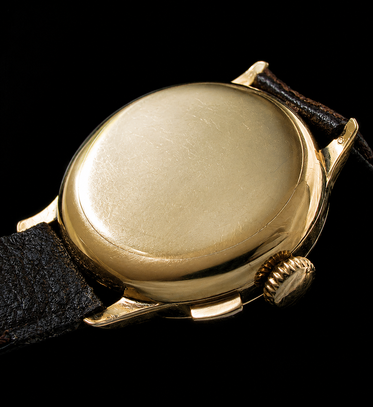 Longines 18K SolidD Gold Chronograph Exotic dial Caliber.GHT/ ロンジン ワンプッシュクロノ Cal.GHT 18金無垢シャンパンゴールド エキゾチック文字盤 のサムネイル