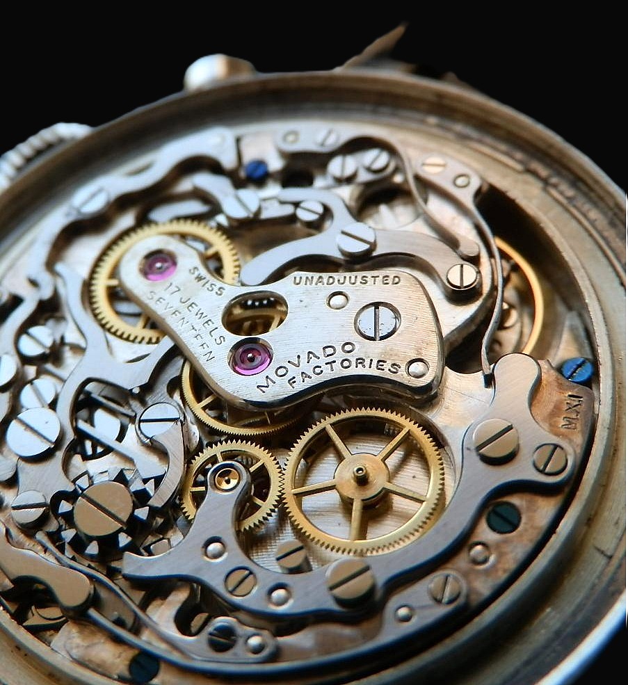 Tiffany & Co By Movado Chronograph Cal.95M François Borgel’s Case as same Patek Philippe 1493 / ティファニー By モバド 伝説クロノグラフ 95M フランソワ・ボーゲル社製 のサムネイル
