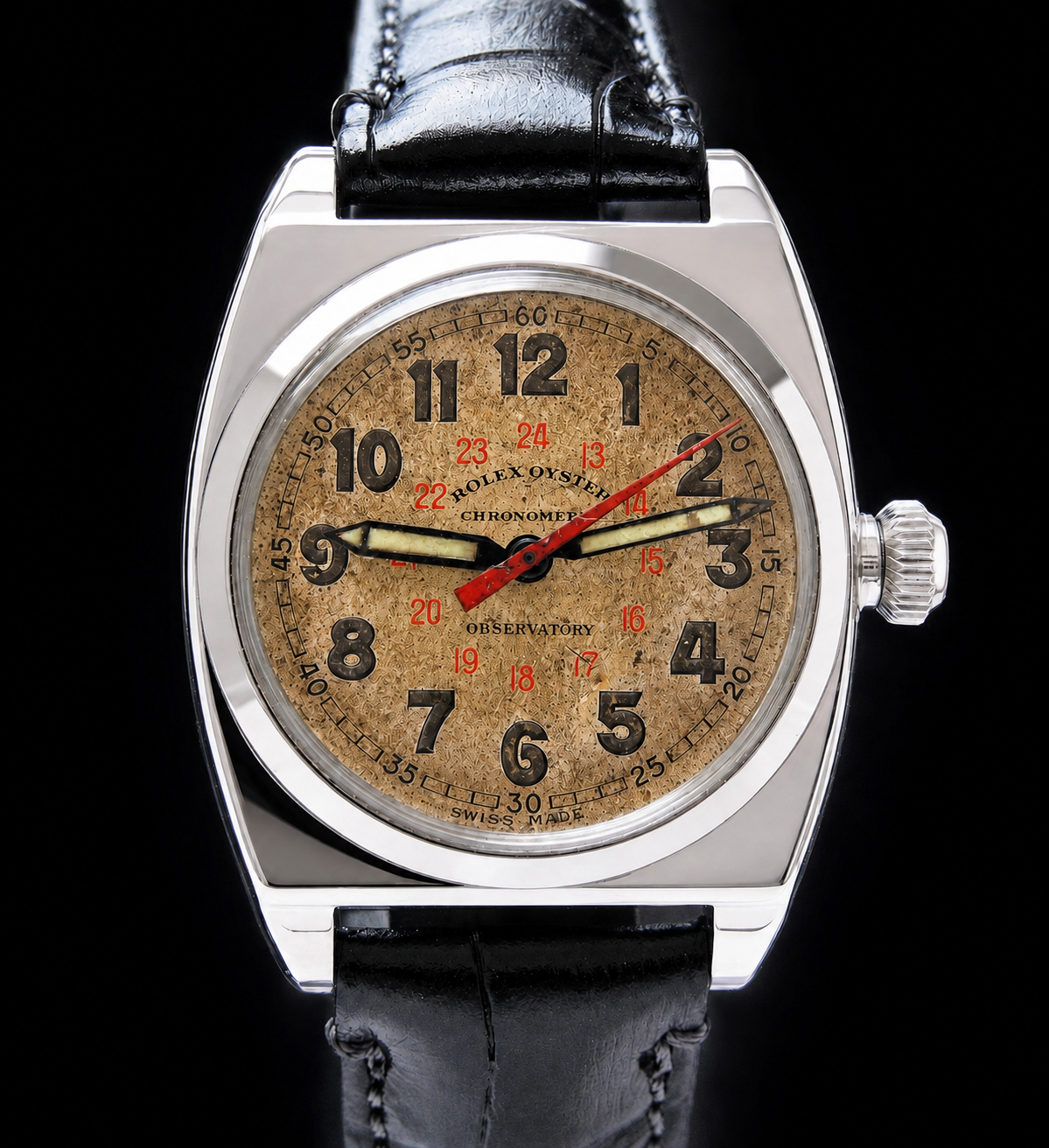 Rolex Oyster Precsion “ OBSERVATORY ” Stainless Steel Cushion Viceroy Case Ref.3116 Cal.10 1/2 オイスタープレシジョン “オブザーバトリー” ステンレススティールバイセロイケースのサムネイル