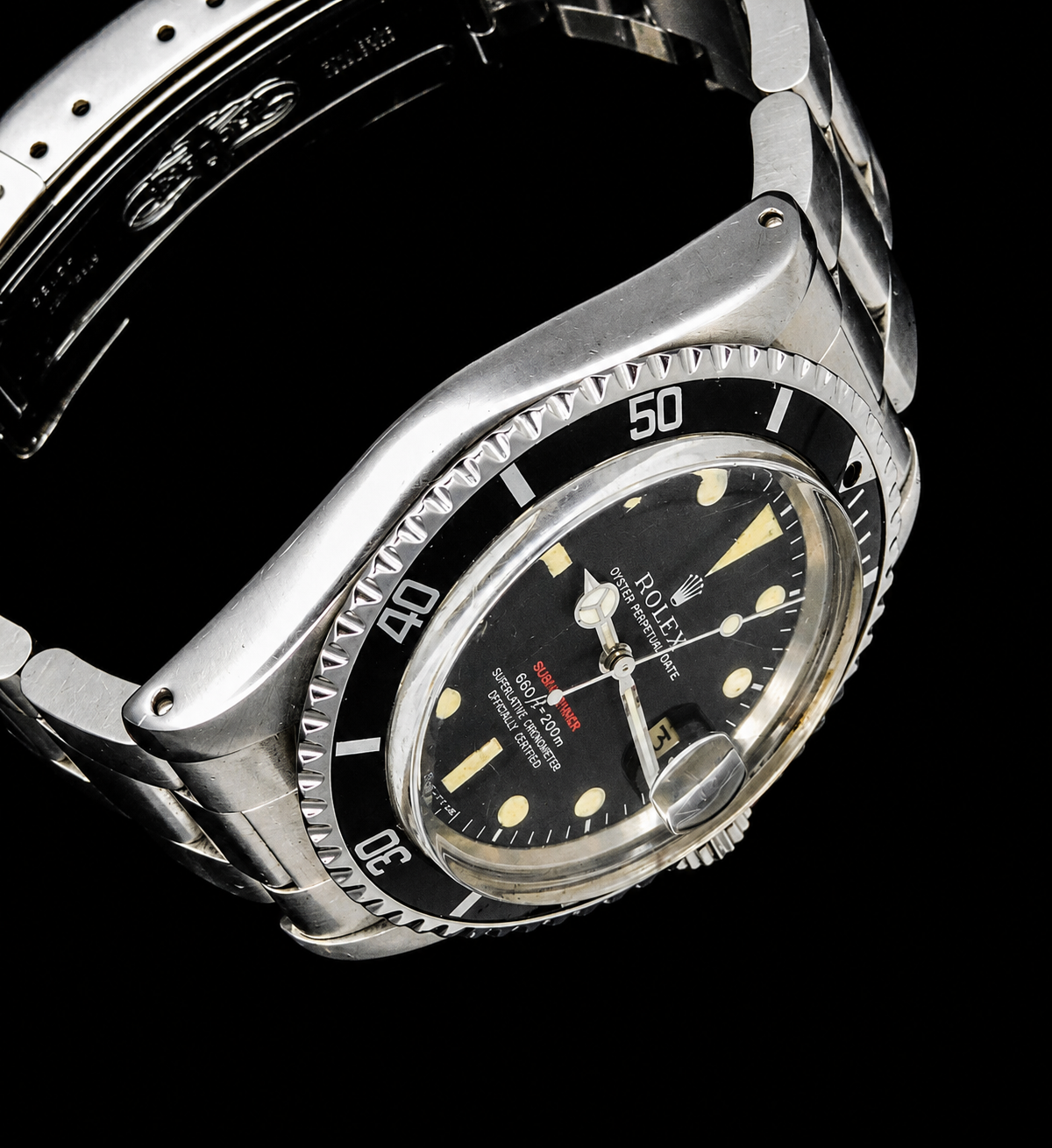 Rolex Oyster Perpetual Date “RED SUBMARINER” Ref.1680 Cal.1575 1970’s w/93150 FF.501B / ロレックス オイスターパーペチュアルデイト レッド赤サブマリーナ Ref.1680 1970年製造のサムネイル