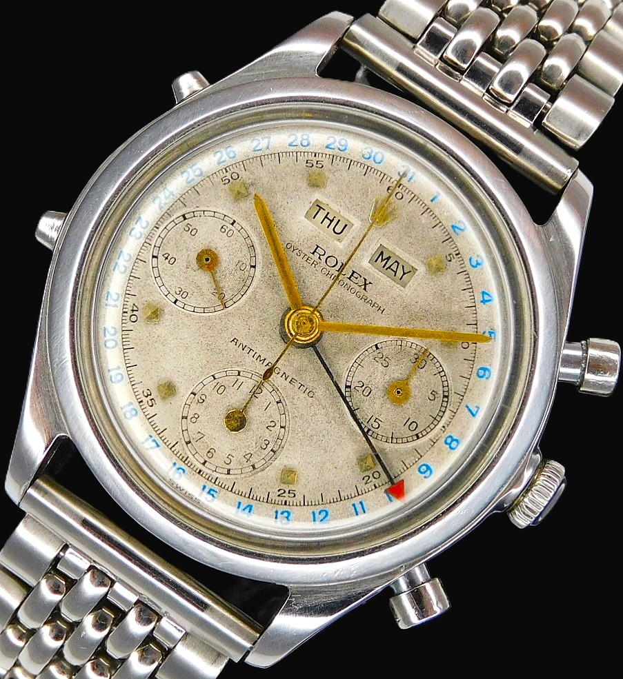 Rolex Oyster Chronogrpah killy Ref.5036 Cal.72C by Serpico y Laino w/Gurantee Card & Original Box / ロレックス オイスタークロノグラフ ジャン=クロード・キリー Ref.5036 Cal.72C SERPICO Y LAINO/セルピコ・イ・ライノ販売 純正箱ギャランティー附属のサムネイル