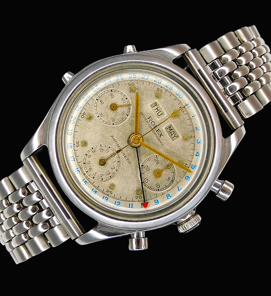 Rolex Oyster Chronogrpah killy Ref.5036 Cal.72C by Serpico y Laino w/Gurantee Card & Original Box / ロレックス オイスタークロノグラフ ジャン=クロード・キリー Ref.5036 Cal.72C SERPICO Y LAINO/セルピコ・イ・ライノ販売 純正箱ギャランティー附属のサムネイル