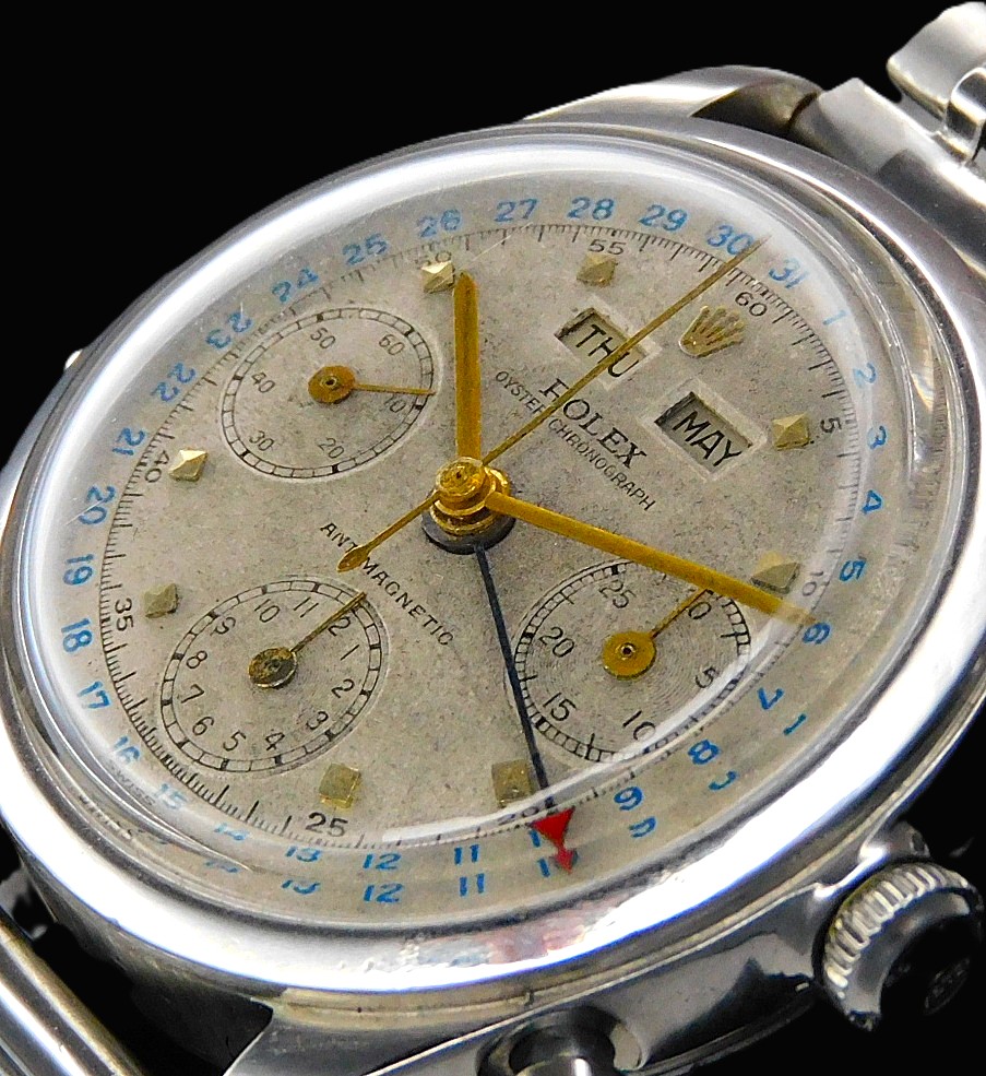 Rolex Oyster Chronogrpah killy Ref.5036 Cal.72C by Serpico y Laino w/Gurantee Card & Original Box / ロレックス オイスタークロノグラフ ジャン=クロード・キリー Ref.5036 Cal.72C SERPICO Y LAINO/セルピコ・イ・ライノ販売 純正箱ギャランティー附属のサムネイル