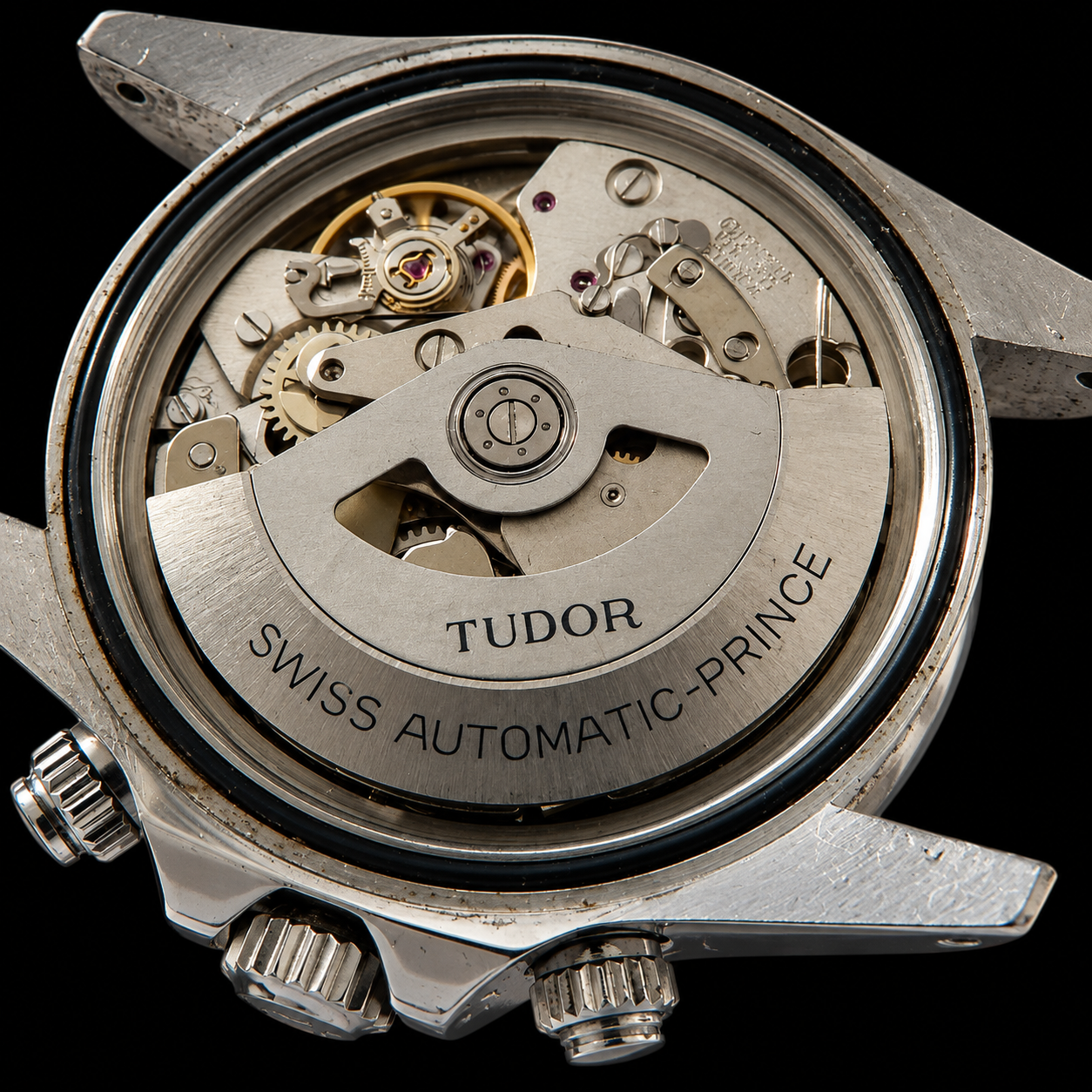 Tudor Oyster Chronograph Date AUTOMATIC CHRONO-TIME Ref.94200 Cal.7750 Big Block Bakelite Bezel 1978s / チュードル クロノグラフデイト 自動巻きクロノタイム かまぼこ ビックブロック Ref.94200 Cal.7750 ベイクライトベゼルのサムネイル