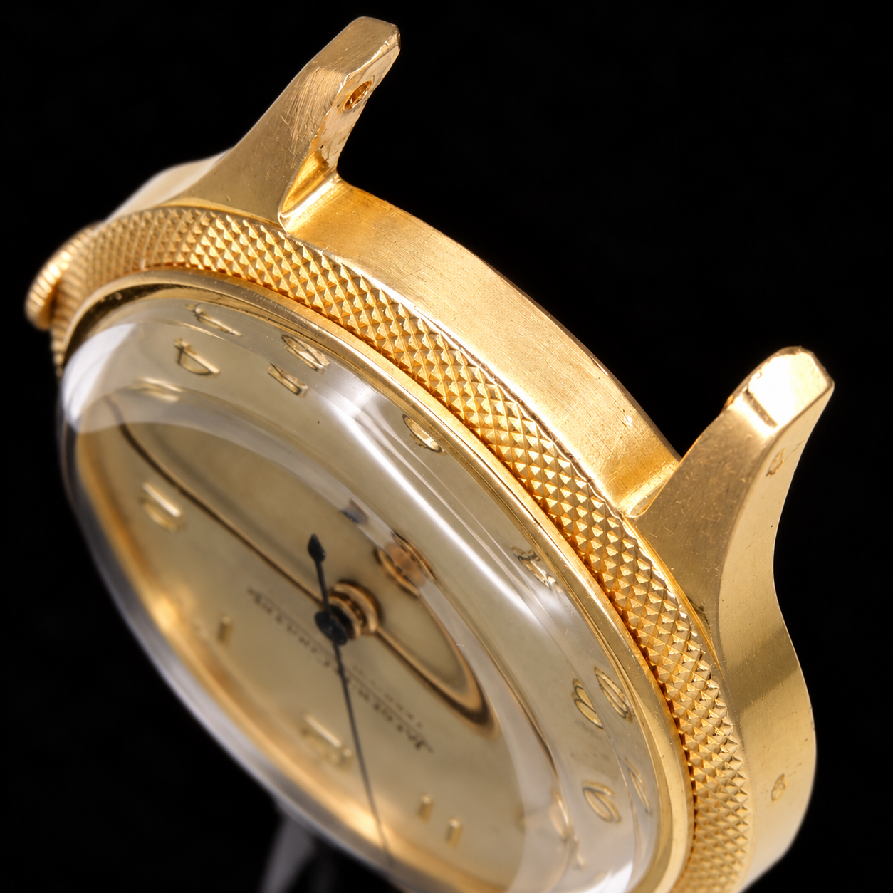 JAEGER LECOULTRE Legendary Cal.478 18K Solid Pink Gold ” Clous de Paris Guilloché Bezel” All Arbic Number ジャガー・ルクルト “クールド・パリ ギョーシエ仕上げ” 伝説キャリバー 478 18金無垢ピンクゴールド オール アラビック数字 のサムネイル