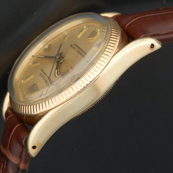 壁掛け ロレックス オイスターパーペチュアル 激激希少14金無垢シャンパンゴールド☆ロレックス オイスター