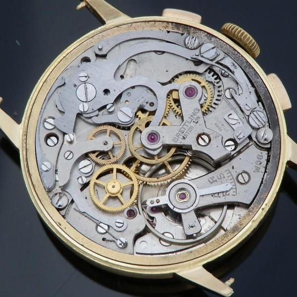 激激希少 18金無垢シャンパンゴールド☆ブライトリング トップタイム  