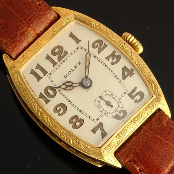 18金無垢彫金シャンパンゴールド☆ロレックス トノｰ☆1928年 Ref.6803