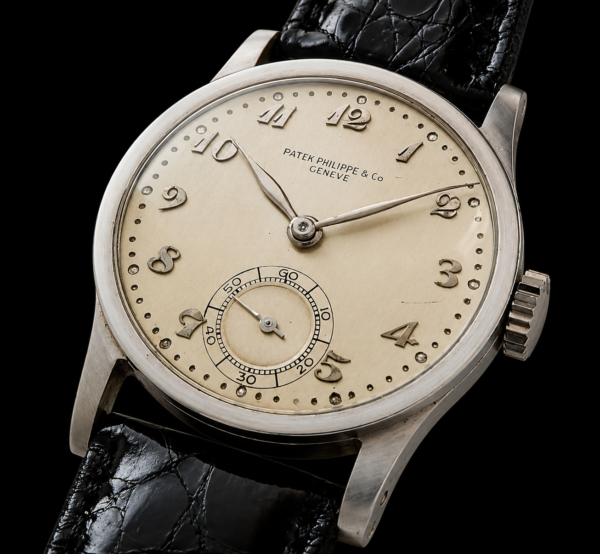 Patek Philippe Calatrava Ref.96 Stainless Steel Breguet Number Cal