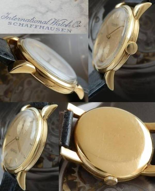 激激希少18金無垢ビッグログ☆IWC オールドインター☆伝説Cal.83