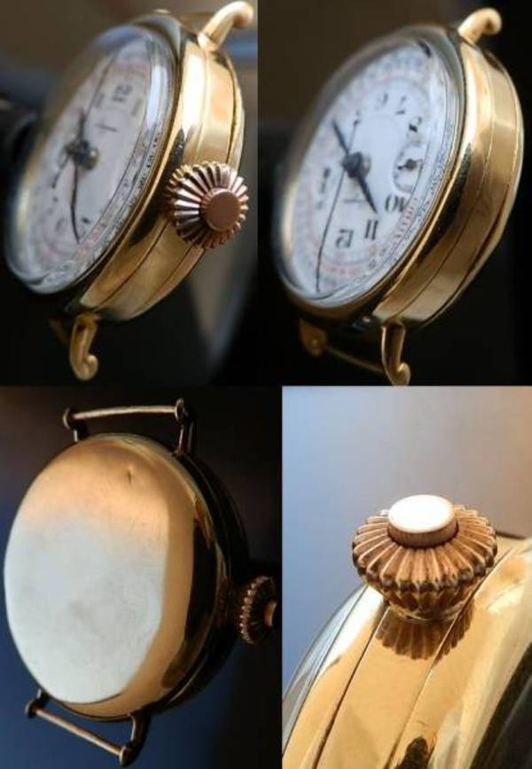 1926年 Cal.13.33 ワンプツシュ☆ロンジン☆18金無垢シャンパン