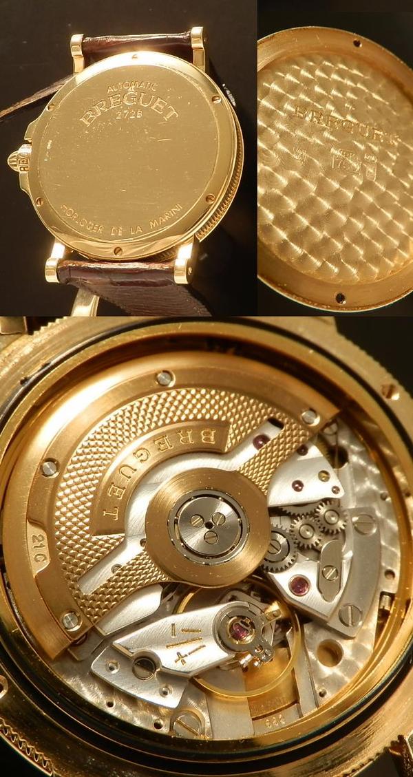 極上美品18金無垢シャンパンゴールド Ref.3400BA☆ブレゲ マリーン☆名