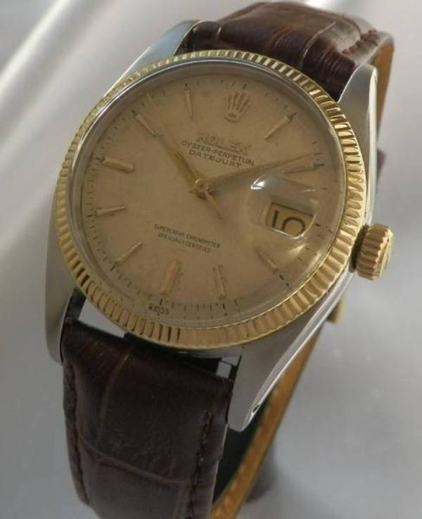 激希少5代目デイトジャスト☆ロレックス Ref.6605☆Cal.1065☆1958年製