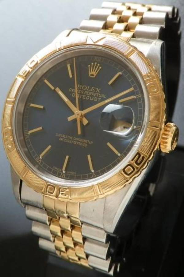 W番 Ref.16263/Cal.3135☆ロレックス サンダーバード☆希少ブルー