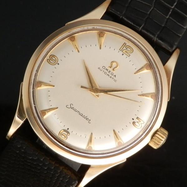 OMEGA 14K Solid Gold “SEAMASTER” In Bumper Legend Caliber 14金無垢