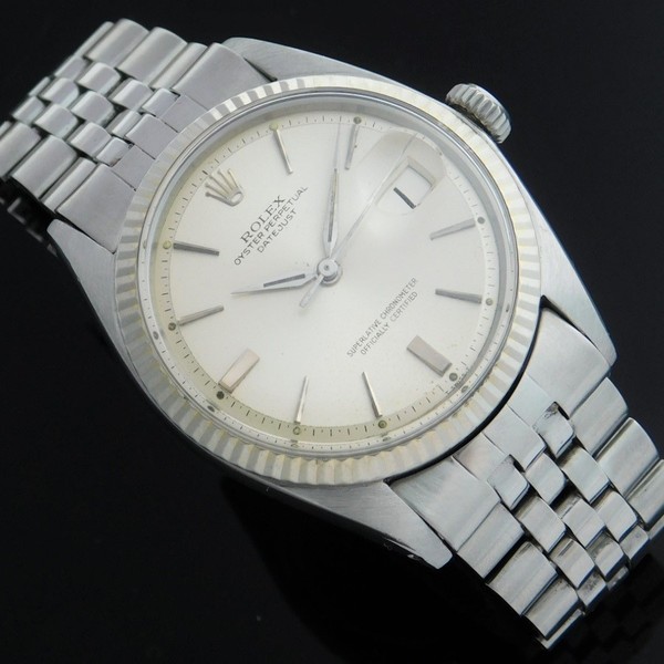 ROLEX Stainless Steel & “18K Solid Gold White Edged Bezel” In 1964 