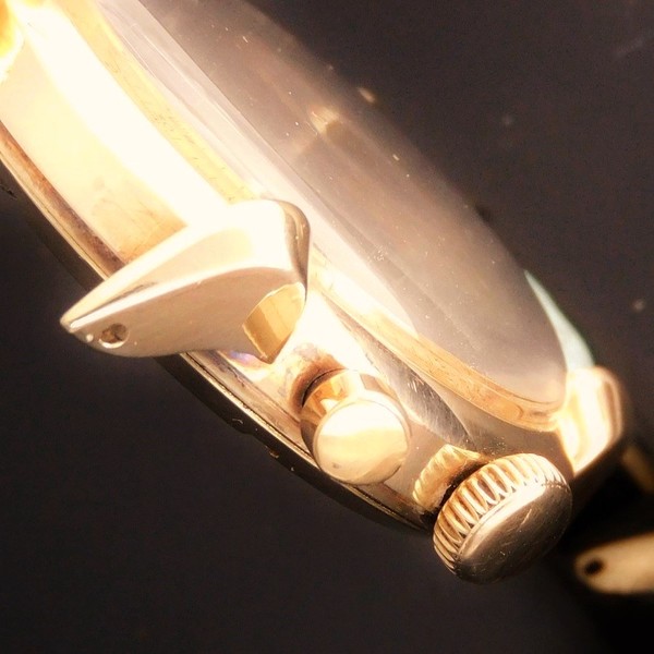 G R U E N One Push Chronograph “CHRONO TIMER “14K Solid Gold