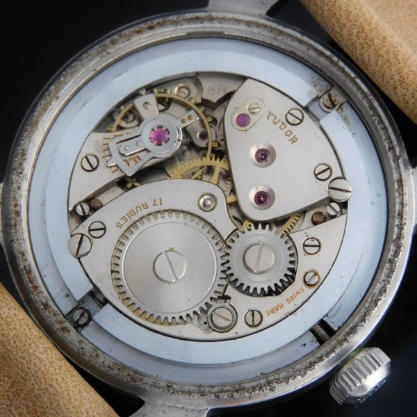 TUDOR Military Black Dial “OYSTER DEVON” Shield Rose w/Radium